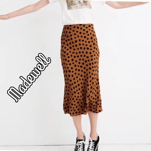 Madewell Dresses & Skirts - Madewell Leopard Print Midi Skirt